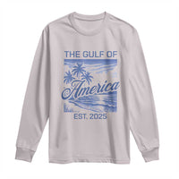 Retro Gulf Of USA Long Sleeve Shirt America Est 2025 American Flag