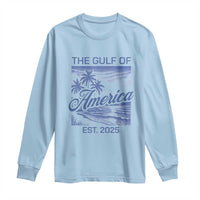 Retro Gulf Of USA Long Sleeve Shirt America Est 2025 American Flag