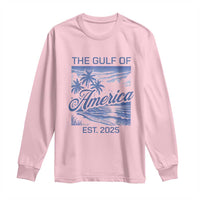 Retro Gulf Of USA Long Sleeve Shirt America Est 2025 American Flag