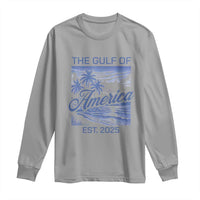 Retro Gulf Of USA Long Sleeve Shirt America Est 2025 American Flag