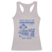 Retro Gulf Of USA Racerback Tank Top America Est 2025 American Flag