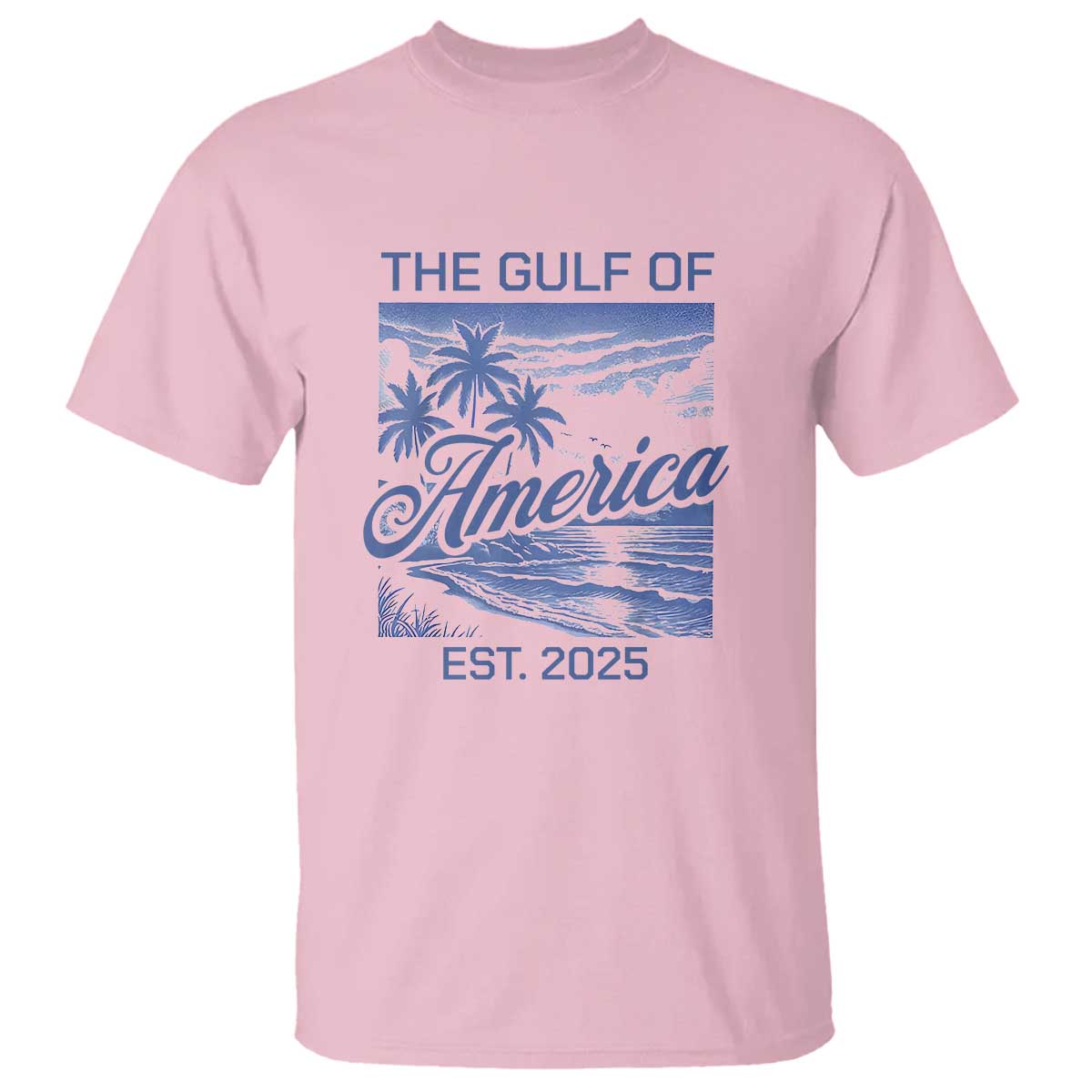 Retro Gulf Of USA T Shirt America Est 2025 American Flag