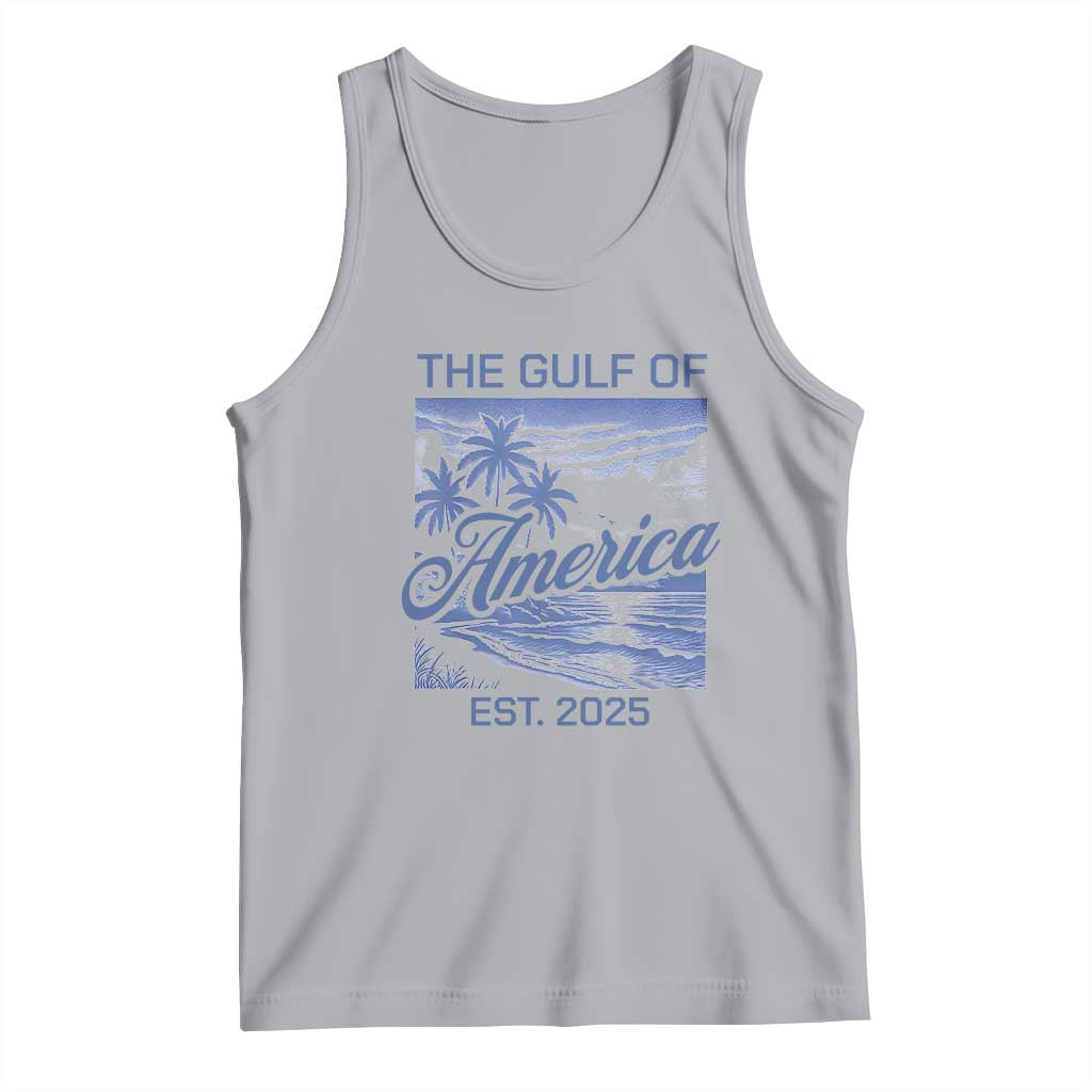 Retro Gulf Of USA Tank Top America Est 2025 American Flag
