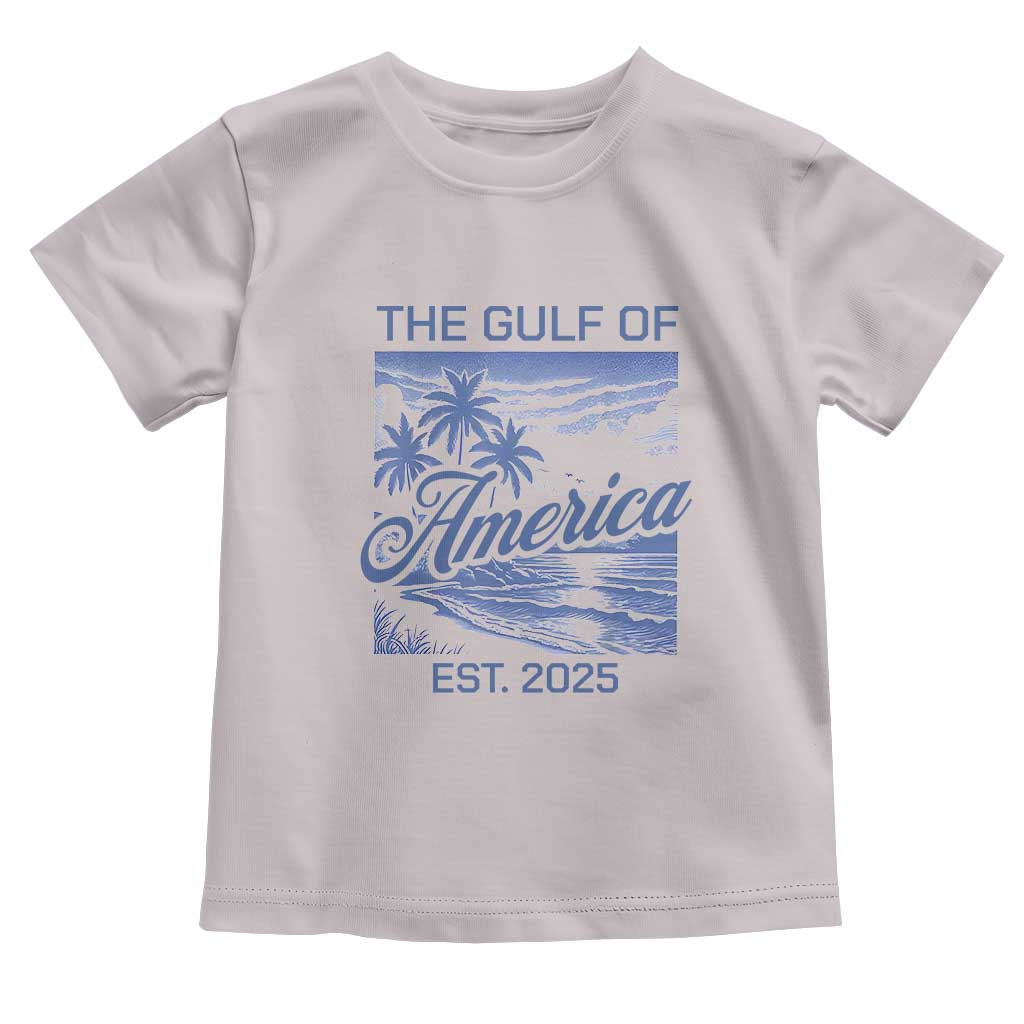 Retro Gulf Of USA Toddler T Shirt America Est 2025 American Flag