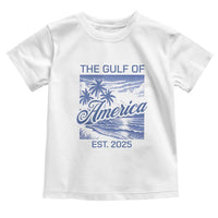 Retro Gulf Of USA Toddler T Shirt America Est 2025 American Flag