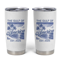 Retro Gulf Of USA Tumbler Cup America Est 2025 American Flag