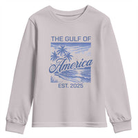 Retro Gulf Of USA Youth Sweatshirt America Est 2025 American Flag