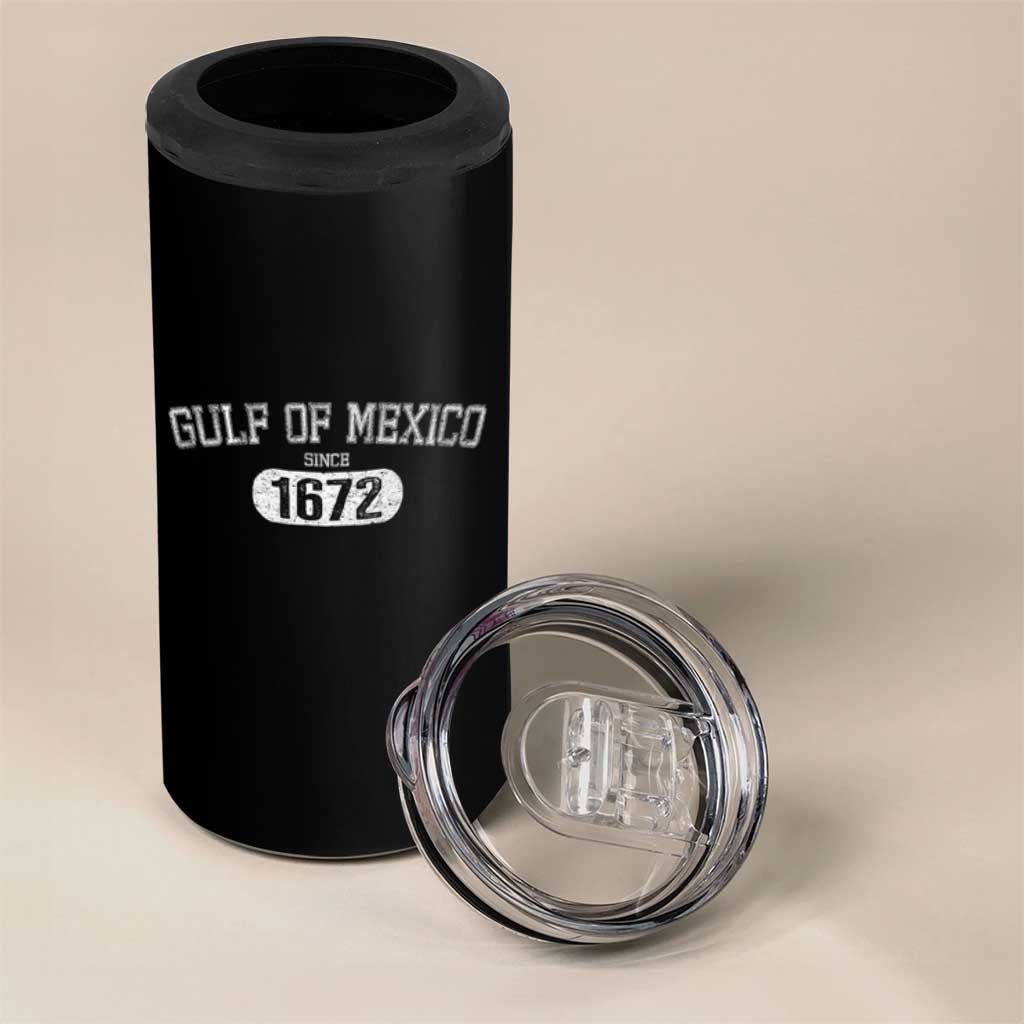 Gulf of Mexico Since 1672 4 in 1 Can Cooler Tumbler Golfo de Mexico Classic