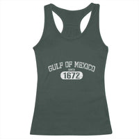 Gulf of Mexico Since 1672 Racerback Tank Top Golfo de Mexico Classic
