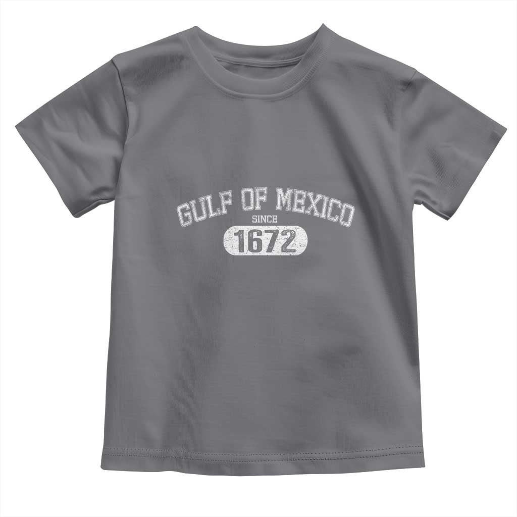 Gulf of Mexico Since 1672 Toddler T Shirt Golfo de Mexico Classic