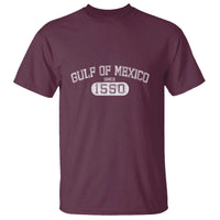 Retro Gulf of Mexico T Shirt Est 1550 Mexican Flag