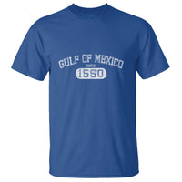 Retro Gulf of Mexico T Shirt Est 1550 Mexican Flag
