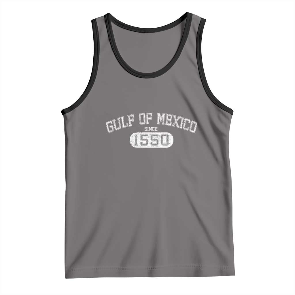 Retro Gulf of Mexico Tank Top Est 1550 Mexican Flag