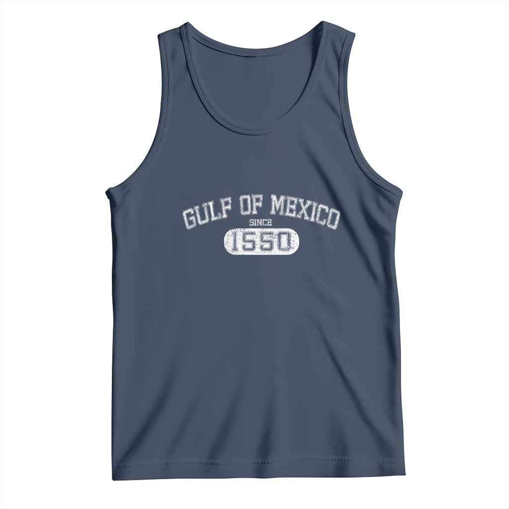 Retro Gulf of Mexico Tank Top Est 1550 Mexican Flag