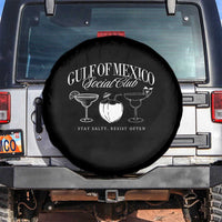 Retro Gulf of Mexico Social Club Spare Tire Cover Progressive Liberal