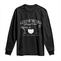Retro Gulf of Mexico Social Club Long Sleeve Shirt Progressive Liberal