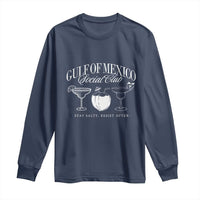 Retro Gulf of Mexico Social Club Long Sleeve Shirt Progressive Liberal