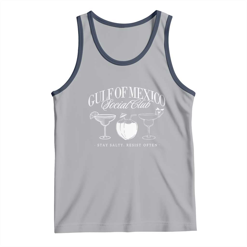 Retro Gulf of Mexico Social Club Tank Top Progressive Liberal