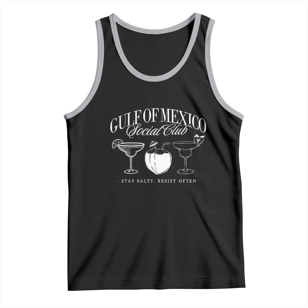 Retro Gulf of Mexico Social Club Tank Top Progressive Liberal