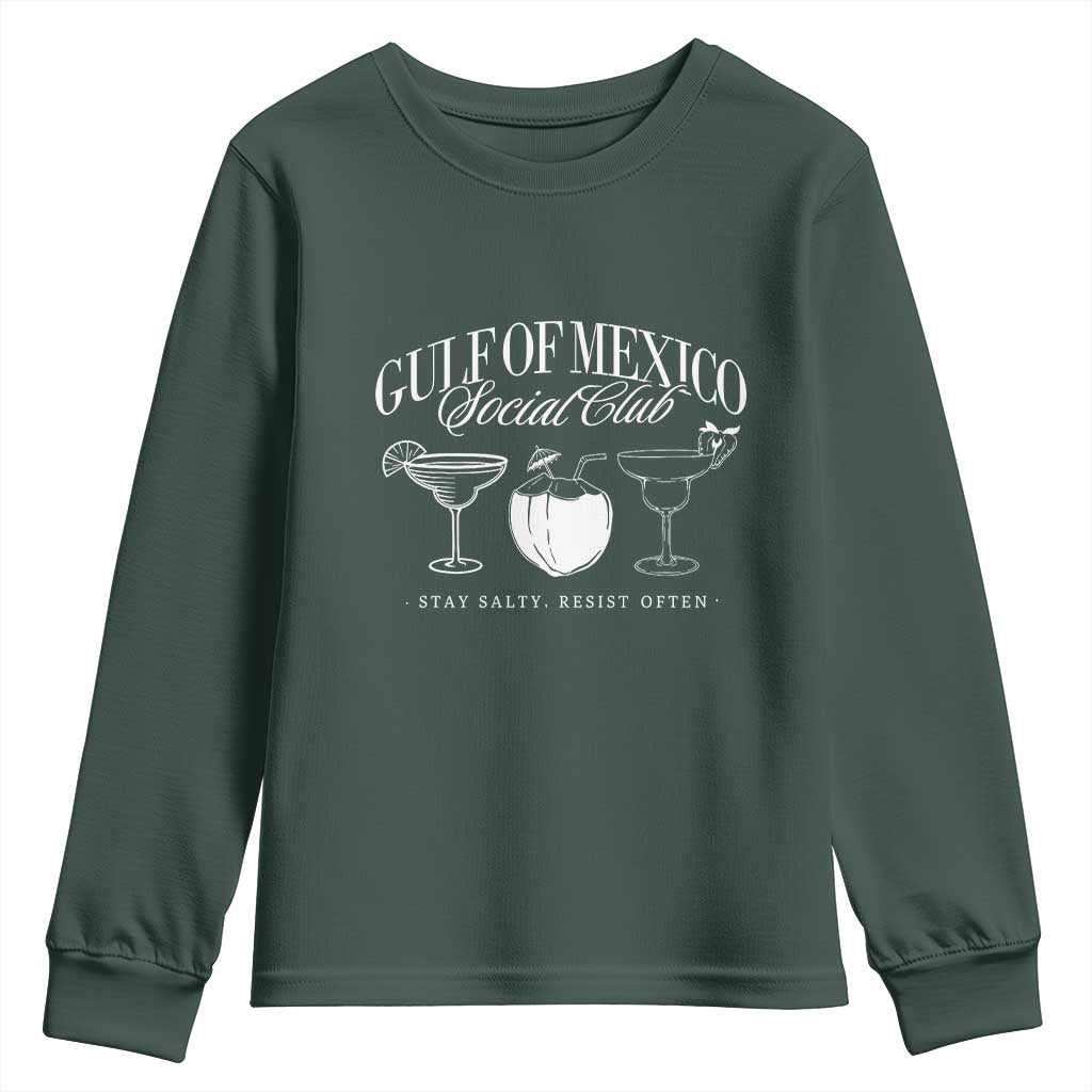 Retro Gulf of Mexico Social Club Youth Sweatshirt Progressive Liberal