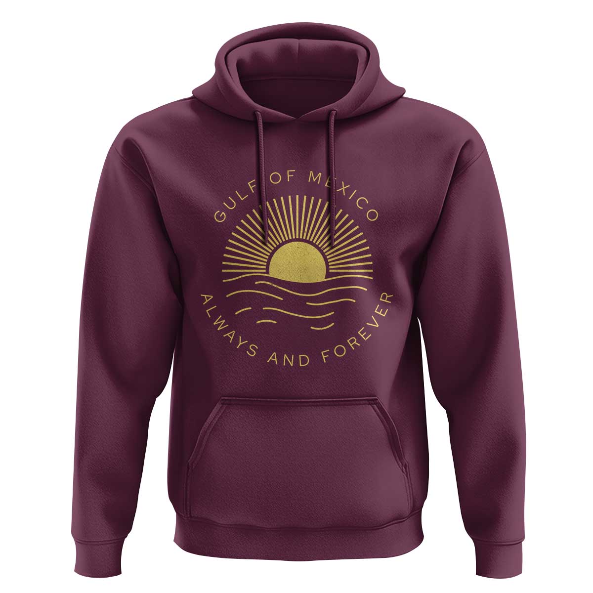 Gulf of Mexico Hoodie Always & Forever Vintage Sunset Political