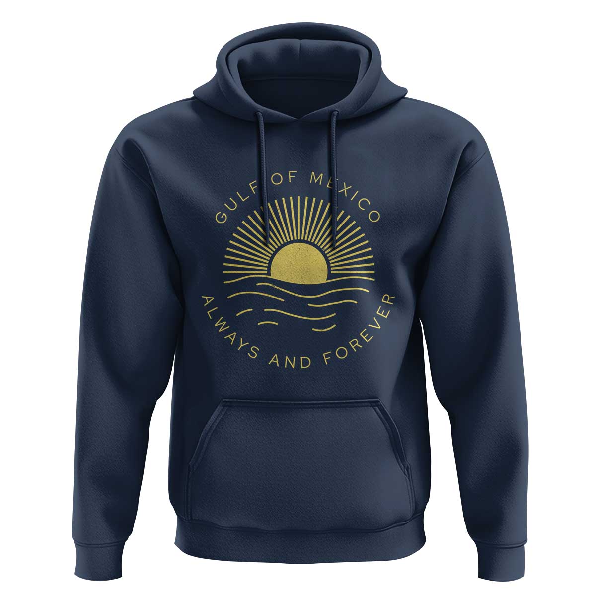 Gulf of Mexico Hoodie Always & Forever Vintage Sunset Political