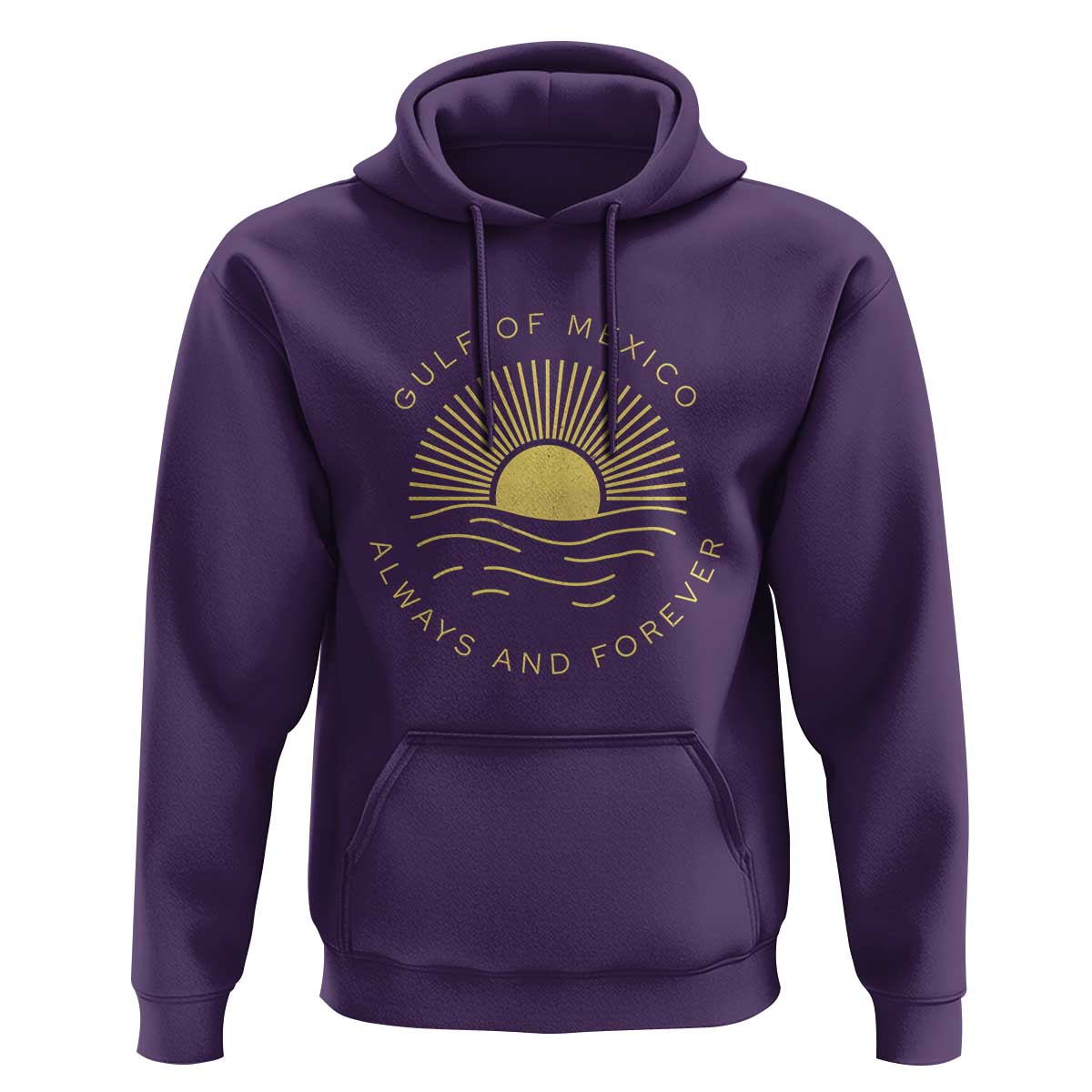 Gulf of Mexico Hoodie Always & Forever Vintage Sunset Political