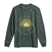 Gulf of Mexico Long Sleeve Shirt Always & Forever Vintage Sunset Political
