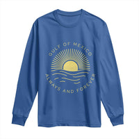 Gulf of Mexico Long Sleeve Shirt Always & Forever Vintage Sunset Political