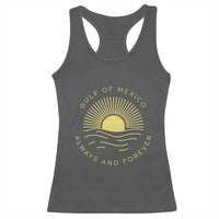 Gulf of Mexico Racerback Tank Top Always & Forever Vintage Sunset Political