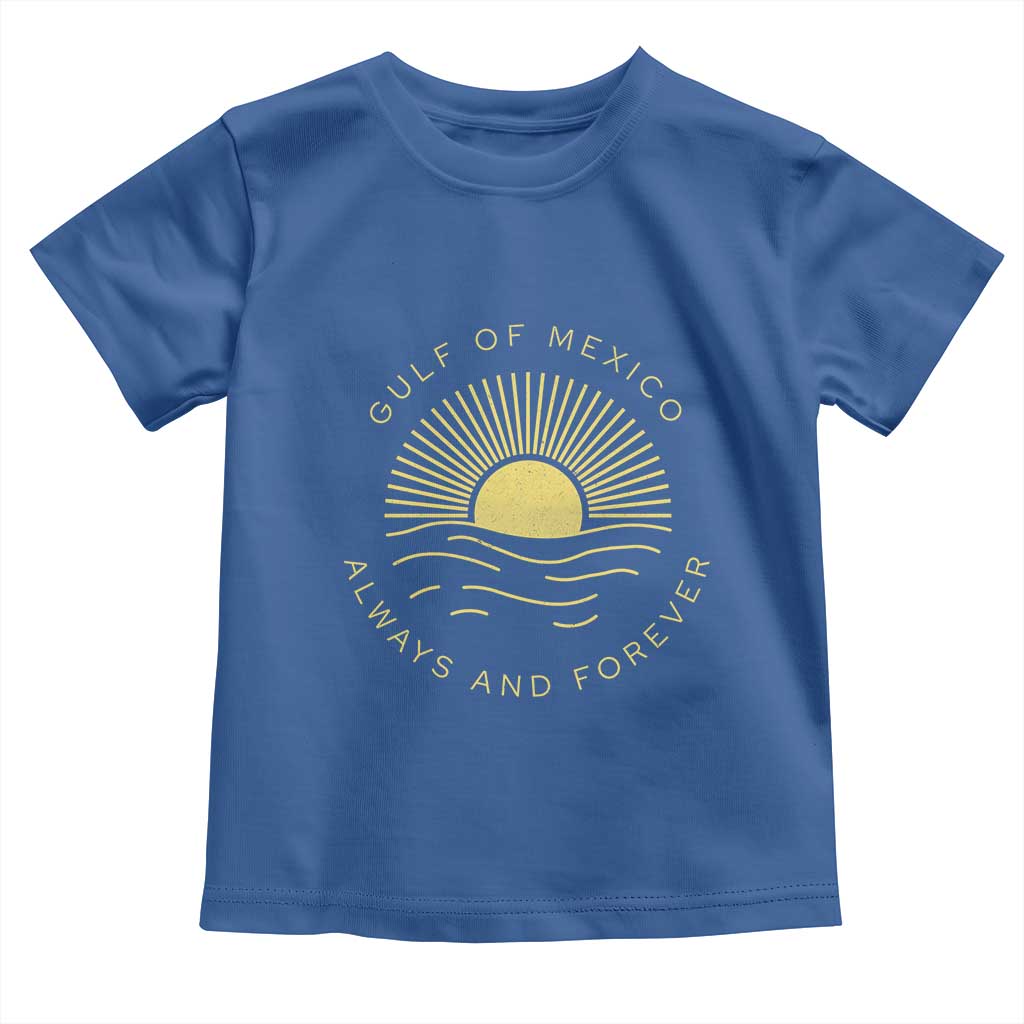 Gulf of Mexico Toddler T Shirt Always & Forever Vintage Sunset Political