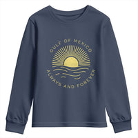Gulf of Mexico Youth Sweatshirt Always & Forever Vintage Sunset Political
