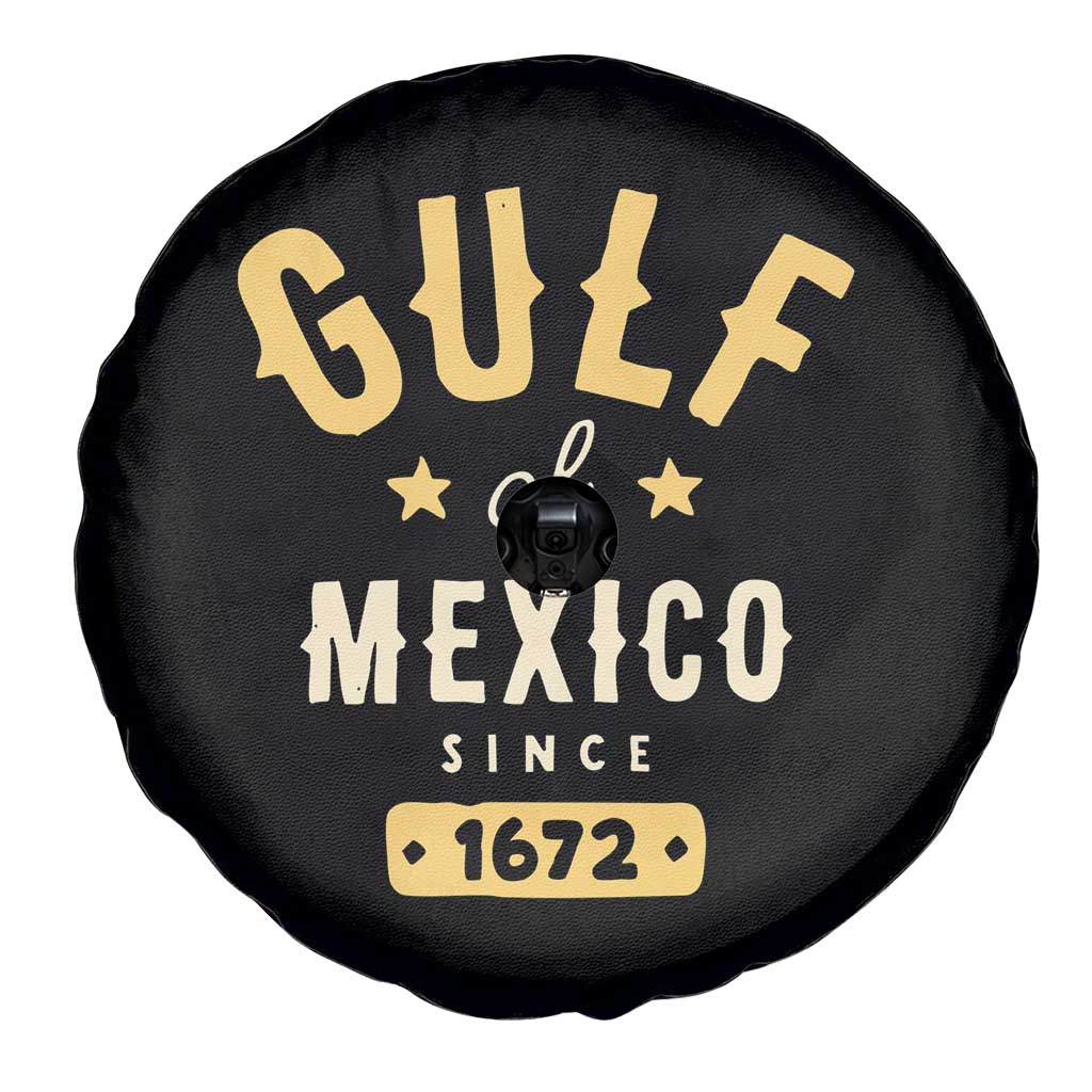 Gulf of Mexico Since 1672 Spare Tire Cover Golfo de Mexico Classic Vintage