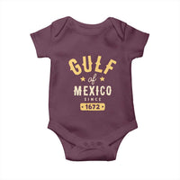Gulf of Mexico Since 1672 Baby Onesie Golfo de Mexico Classic Vintage