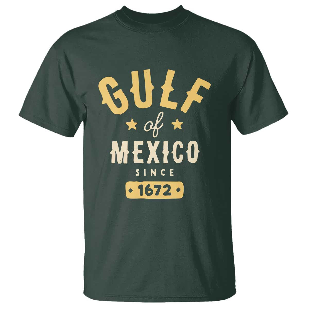 Gulf of Mexico Since 1672 T Shirt Golfo de Mexico Classic Vintage