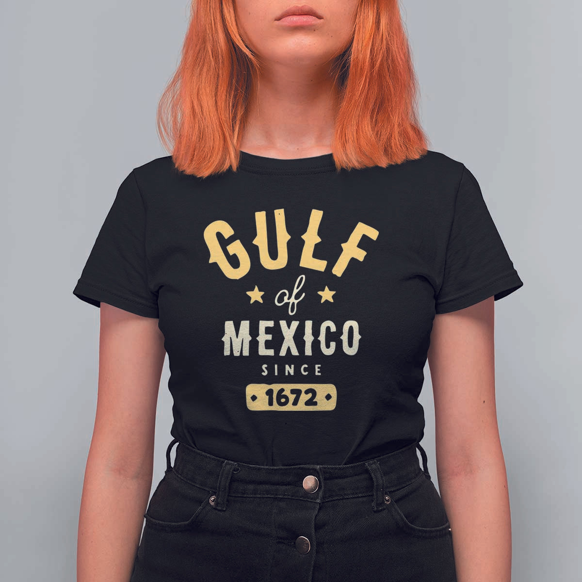 Gulf of Mexico Since 1672 T Shirt For Women Golfo de Mexico Classic Vintage