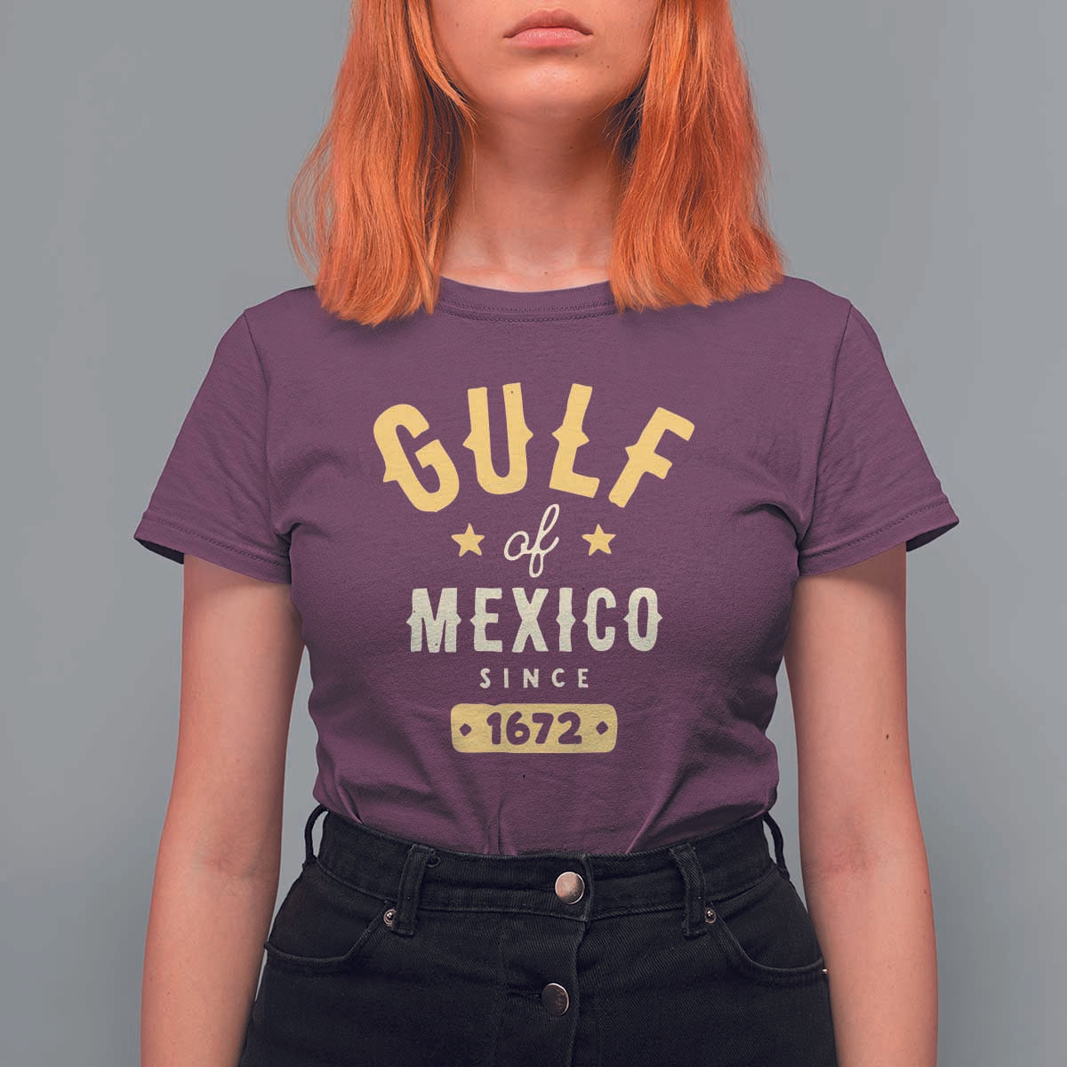 Gulf of Mexico Since 1672 T Shirt For Women Golfo de Mexico Classic Vintage