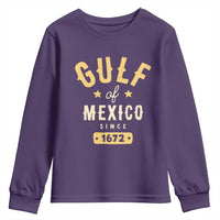 Gulf of Mexico Since 1672 Youth Sweatshirt Golfo de Mexico Classic Vintage