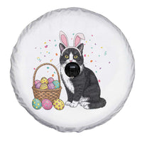 Easter Day Cat Bunny Ears Eggs Graphic Spare Tire Cover - Wonder Print Shop
