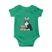 Easter Day Cat Bunny Ears Eggs Graphic Baby Onesie - Wonder Print Shop