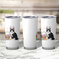 Easter Day Cat Bunny Ears Eggs Graphic Tumbler Cup - Wonder Print Shop