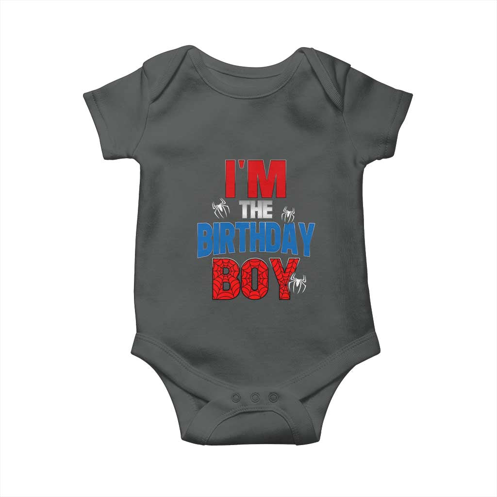 Spider Birthday Boy Baby Onesie Spiders Lover Bday Party