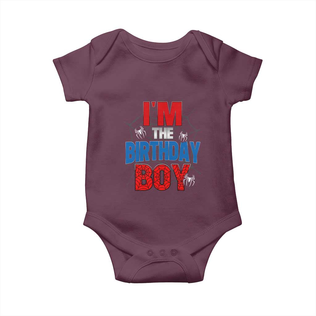 Spider Birthday Boy Baby Onesie Spiders Lover Bday Party
