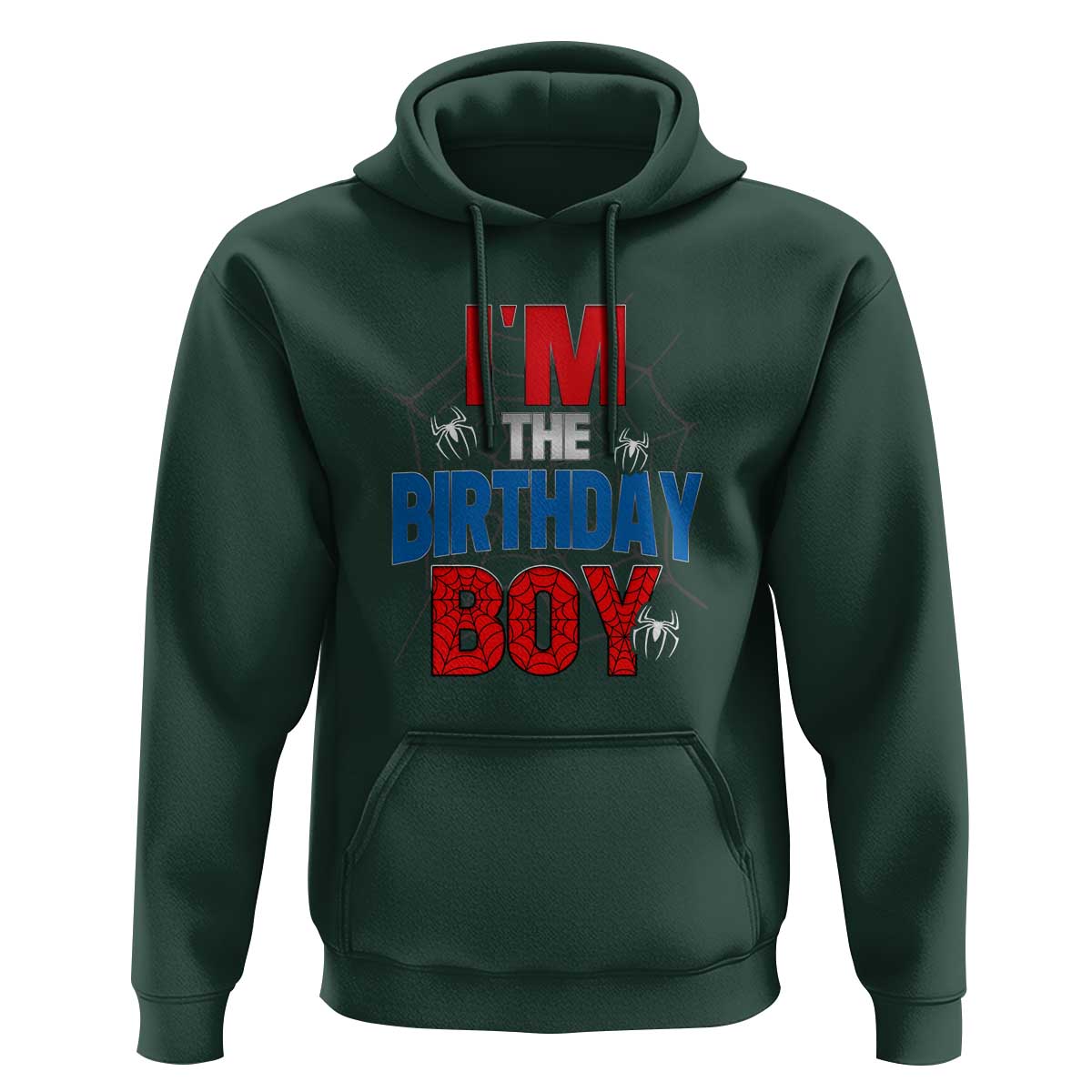 Spider Birthday Boy Hoodie Spiders Web Bday Party