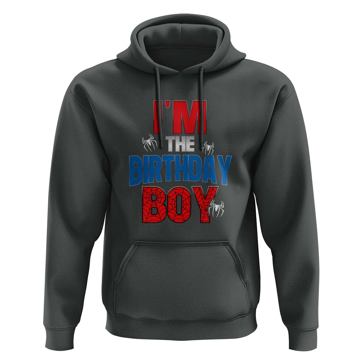 Spider Birthday Boy Hoodie Spiders Web Bday Party