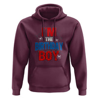 Spider Birthday Boy Hoodie Spiders Web Bday Party
