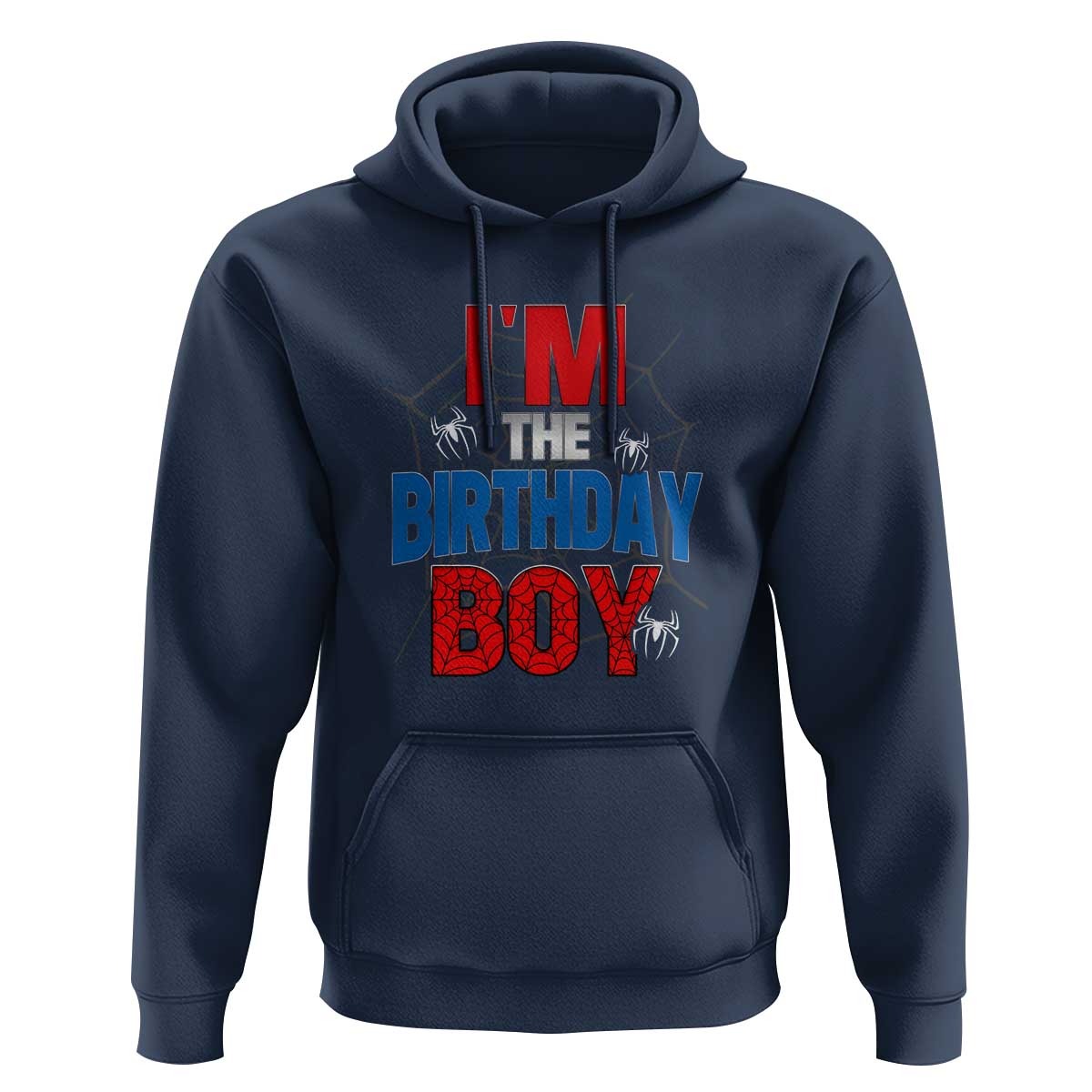 Spider Birthday Boy Hoodie Spiders Web Bday Party