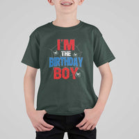 Spider Birthday Boy T Shirt For Kid Spiders Web Bday Party