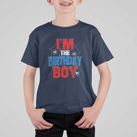 Spider Birthday Boy T Shirt For Kid Spiders Web Bday Party