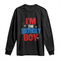 Spider Birthday Boy Long Sleeve Shirt Spiders Lover Bday Party